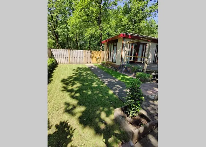 木屋 Chalet In Bosrijke Omgeving Op Chaletpark Kempenbos Naast Duc De Brabant Voor 2-3-4-5 Personen