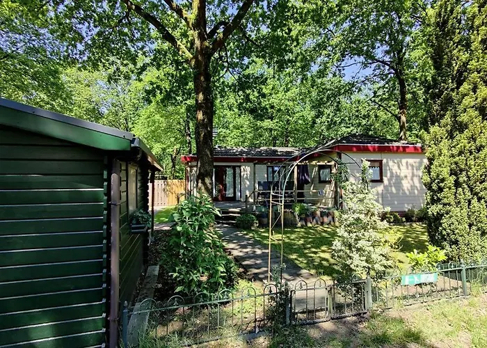 木屋 Chalet In Bosrijke Omgeving Op Chaletpark Kempenbos Naast Duc De Brabant Voor 2-3-4-5 Personen *