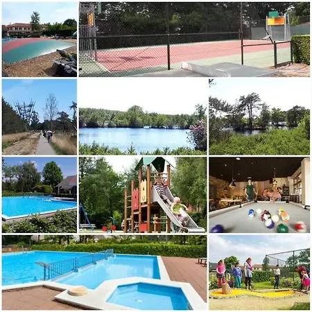 Chalet In Bosrijke Omgeving Op Chaletpark Kempenbos Naast Duc De Brabant Voor 2-3-4-5 Personen 木屋 *